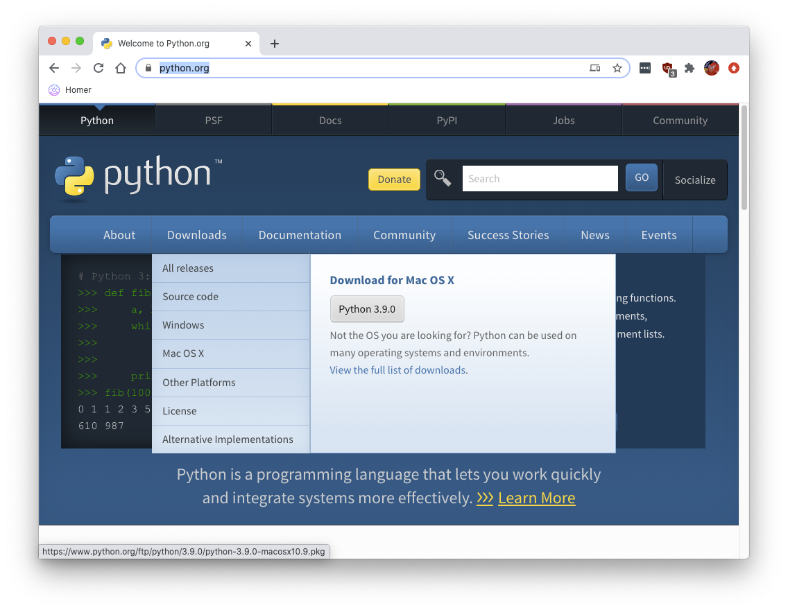 download_python_mac